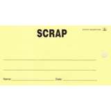 SCRAP Tag Yellow with String, ESD Safe, 2.75" x 5", 50/Pkg redirect to product page